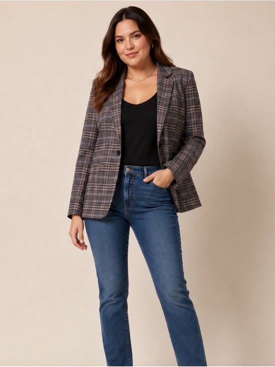 Nine West Jackets & Blazers - Hawt Plaid Nine West Blazer 😍😍😍